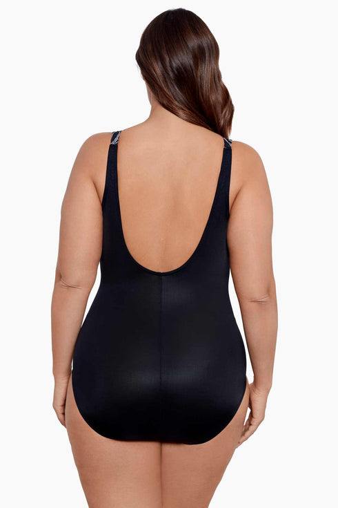 MiracleSuit Plus Size Linked In Oceanus One Piece Swimsuit
